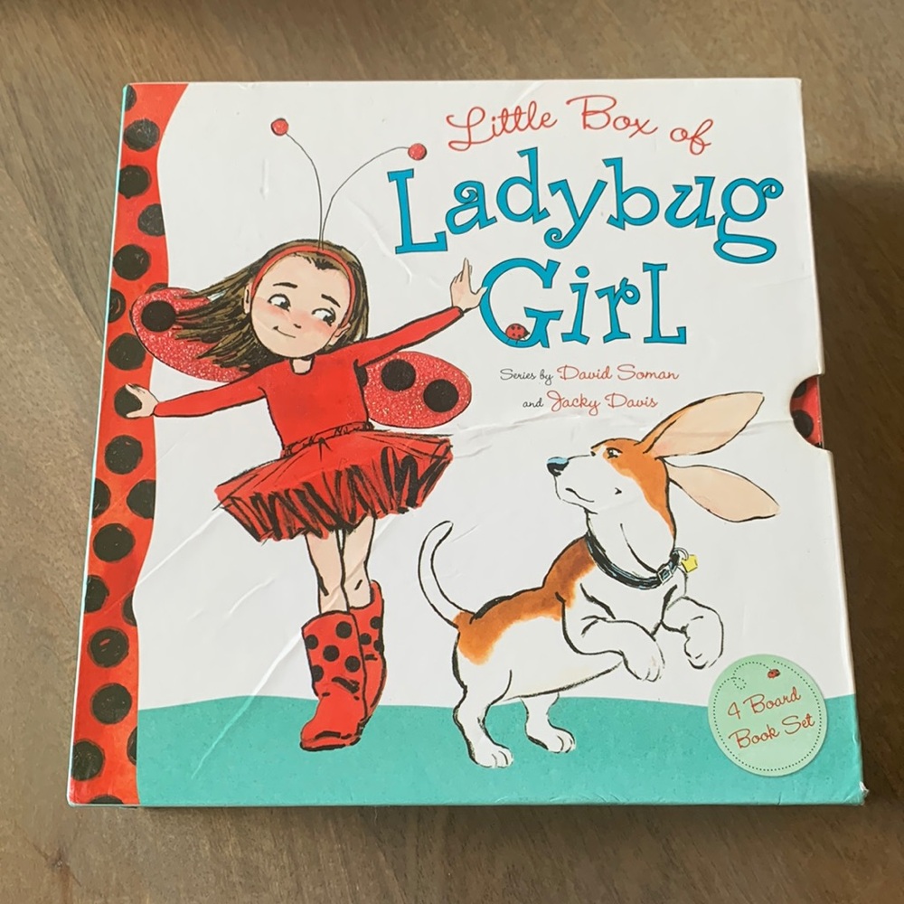LadyBug Girl box book set